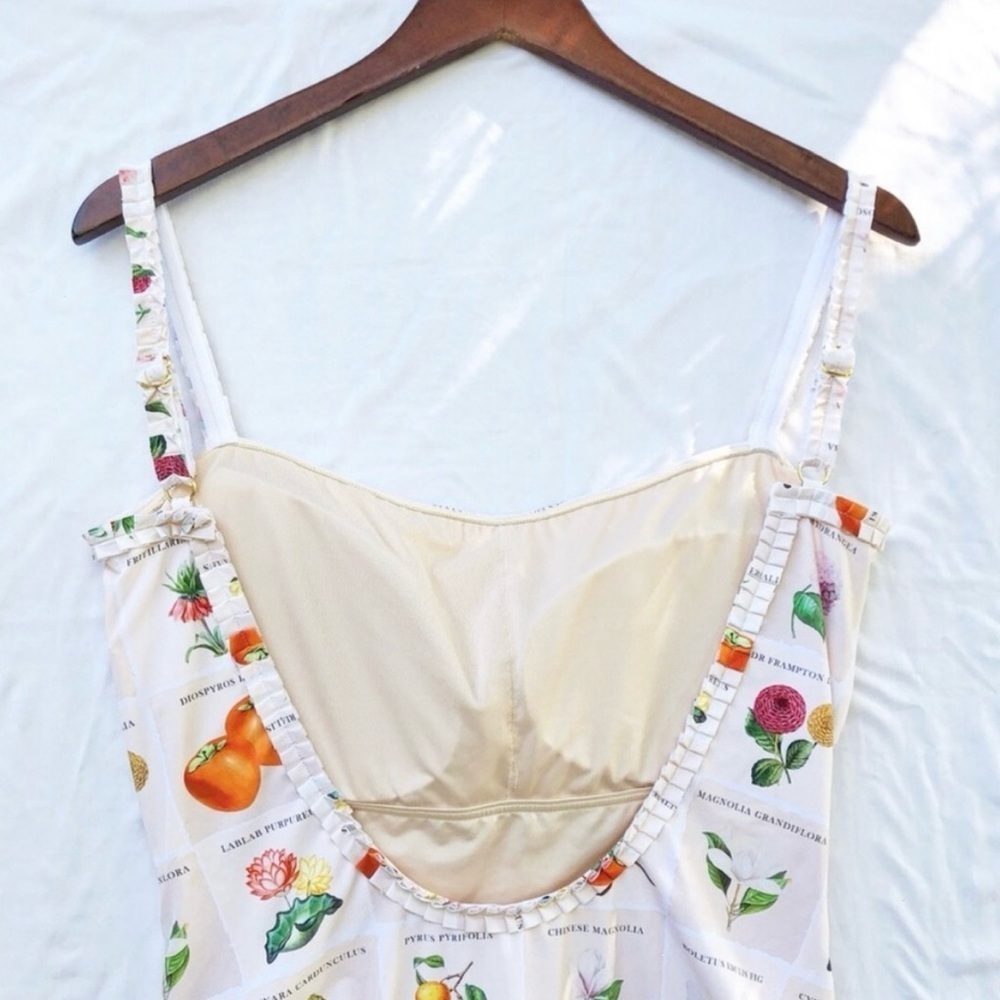 ANTHROPOLOGIE | NWT KINGDOM & STATE BOTANICAL PRINT PINTUCK ONE-PIECE LARGE - Picture 9 of 11